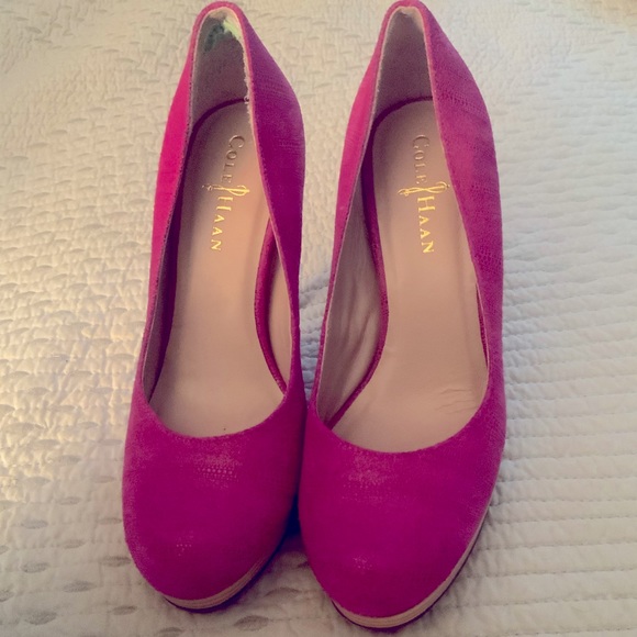 Cole Haan Pink Nike Air Heels - Picture 2 of 3